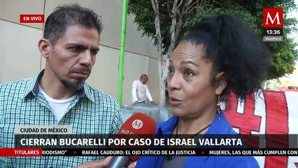 En CdMx, familiares de Israel Vallarta cierran la avenida Bucarelli