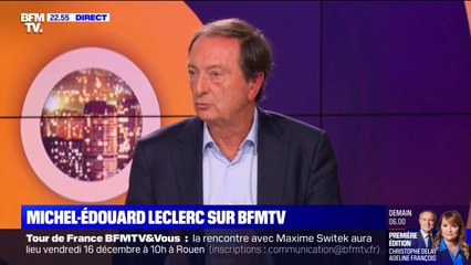 Michel-Édouard Leclerc: "Il n'y a pas de rationalité à toutes ces hausses de prix, dont une partie sont d'anticipation"