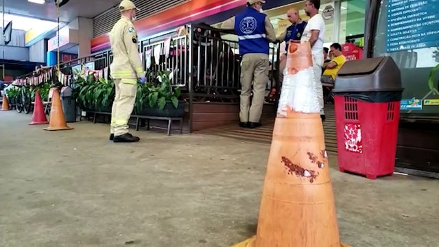 Homem sofre queda no Centro e Samu e Siate são acionados