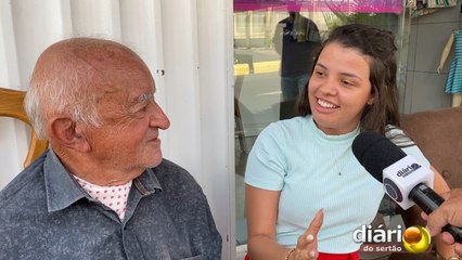 Ex-prefeito de Santana de Mangueira e a jovem poetisa Joyce Viana fazem “batalha” de versos