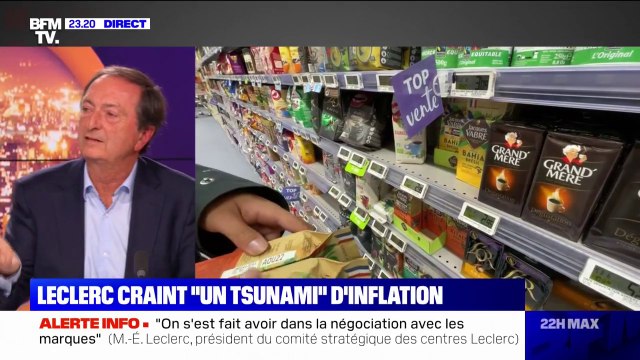 Pour Michel-Édouard Leclerc, les industriels peuvent participer à l'effort de dilution de la hausse des prix