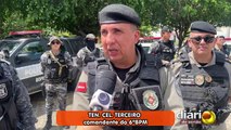 6º BPM inicia operação em Cajazeiras e região para reforçar segurança durante o final de ano