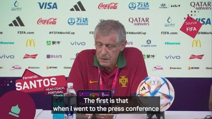 'I really didn't like it' - Santos angered by Ronaldo's reaction