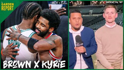 Kyrie Irving says he and Jaylen Brown are BROTHERS
