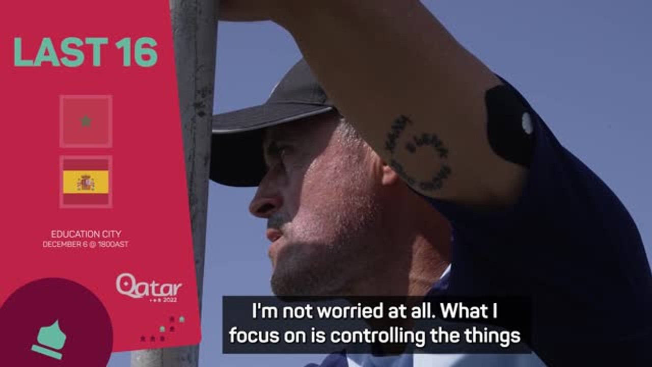 Enrique not worried by criticism ahead of Spain's Morocco match up