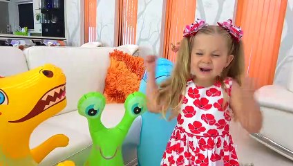 Diana and new friends toys. Story for children about Friendship