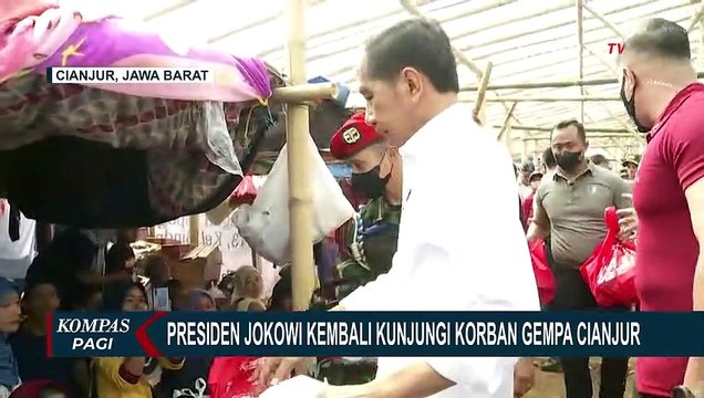 Kali Ketiga Jokowi Kunjungi Korban Gempa, Sekaligus Cek Proses Pemulihan Pasca Gempa Cianjur