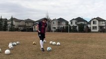 how to kick a soccer ball WITH POWER - how to shoot a football with power