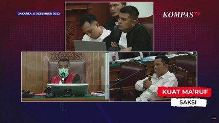 Kuat Maruf Ngaku Bicara Apa Adanya, Hakim: Tapi Ada yang Lucu, Saudara Menutupi Sesuatu!