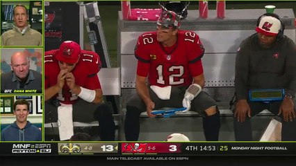 Brady is HEATED on the sideline 