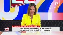 Félix Chero advierte que no reconocerán la vacancia de Pedro Castillo si el Congreso obtiene los 87 votos
