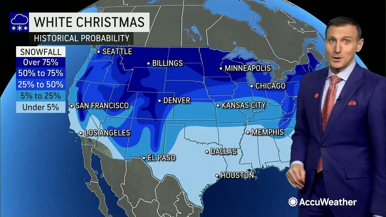 What are your chances for a white Christmas this year? video Dailymotion