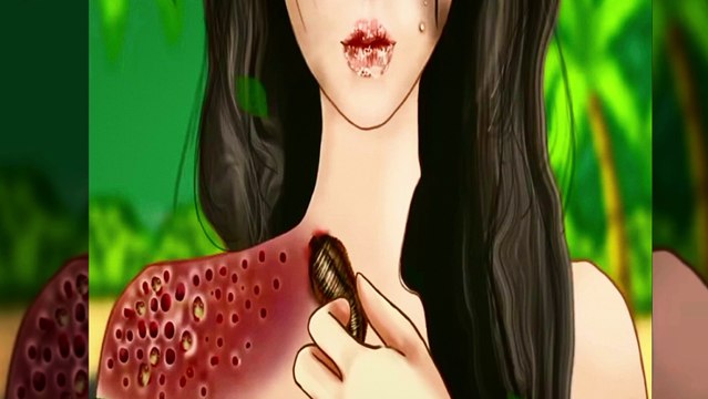 ASMR warm removal// treatment of dry face and try lips with nature things// ASMR treatment//