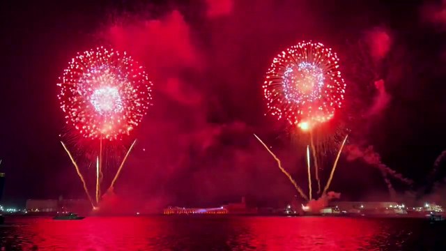 Así se vivió el espectáculo de fuegos pirotécnicos e iluminación por la rehabilitación de San Juan de Ulúa