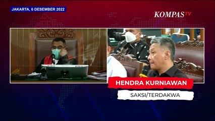Hendra Kurniawan Ungkap Sambo Bantah Menembak: Kalau Tembak Nggak Mungkin Saya Selesaikan di Rumah