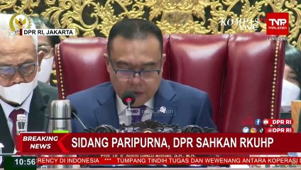DPR RI Sahkan RKUHP Jadi Undang-Undang