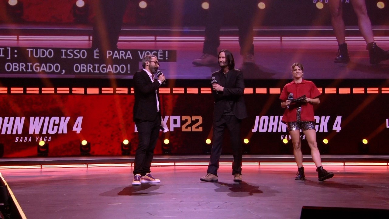Keanu Reeves John Wick Chapter 4 CCXP22 Presentation