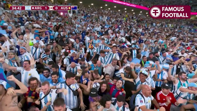 Match Highlights - Argentina 2 vs 1 Australia - Matchday 50 - World Cup Qatar 2022 | Famous Football