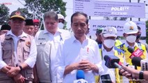 Presiden Jokowi usai Tinjau Pembangunan Rumah Tahan Gempa