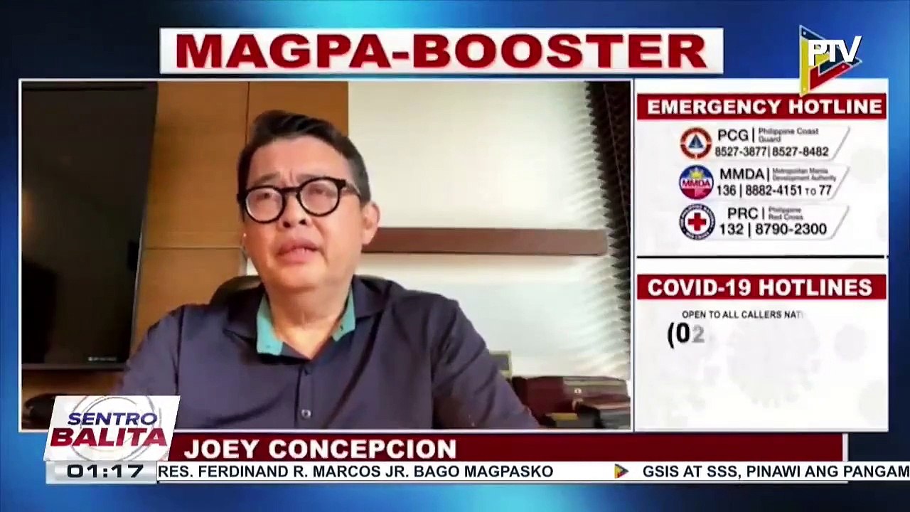 Go Negosyo Founder Joey Concepcion, tiwalang makatutulong ang Maharlika Investment Fund Bill sa infrastructure projects ng gobyerno