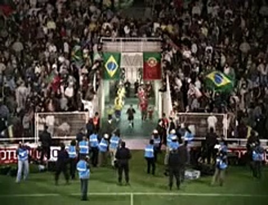 FIFA World Cup - Brazil vs Portugal - Ronaldo, Ronaldinho, Figo, Cristiano Ronaldo, Roberto Carlos, Denilson, Quaresma, Totti - Old Nike Comercial