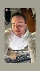 Léa (Star Academy) avec le make up artist Lucas Dioslo