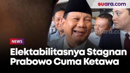 Elektabilitasnya Stagnan di Survei Capres, Prabowo Cuma Ketawa
