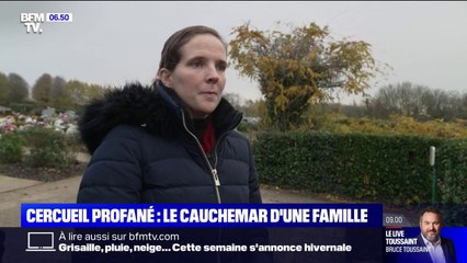 Le cauchemar d'un couple ayant découvert les restes du cercueil de leur fille dans des gravats au cimetière