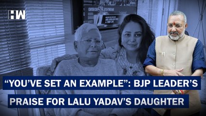 Headlines: "You've Set An Example...": BJP Leader's Praise For Lalu Yadav's Daughter |