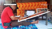 Seniman Disabilitas Melukis Diatas Kaca & Cermin