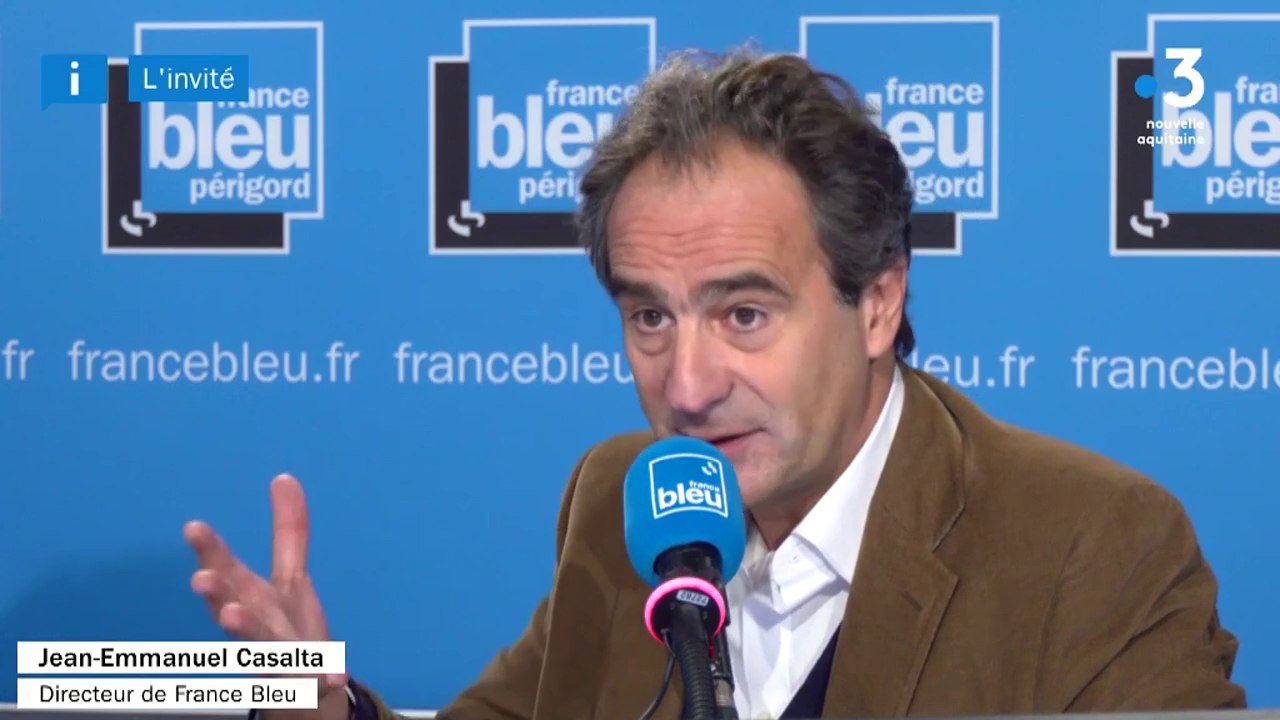 Jean-Emmanuel Casalta, directeur de France Bleu , invité de France Bleu Périgord