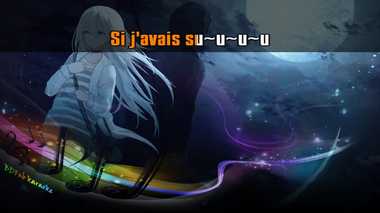 KARAOKE Claudio Capéo Si j'avais su Vidéo Dailymotion