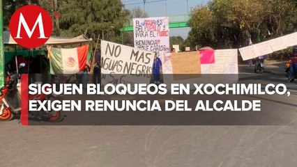 Pobladores de San Gregorio piden renuncia del alcalde de Xochimilco