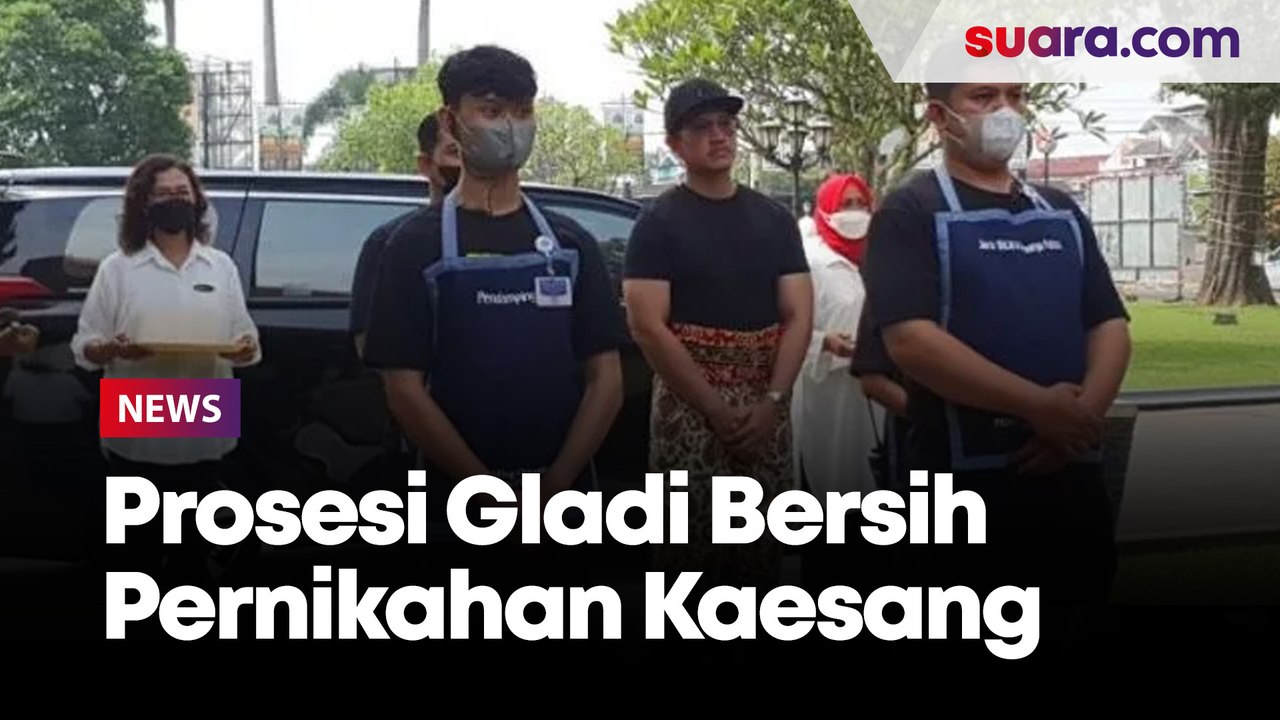 Prosesi Gladi Bersih Kaesang Pangarep Jelang Pernikahan di Pendopo Royal Ambarrukmo