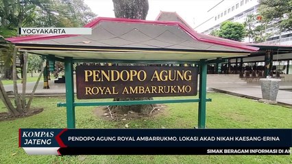 Pendopo Agung Royal Ambarrukmo, Lokasi Akad Nikah Kaesang-Erina