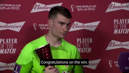 Dominik Livaković _ Budweiser Player of the Match _ Japan v Croatia