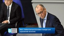 Merz: «Selbst Gerhard Schröder» mutiger und zupackender als Scholz