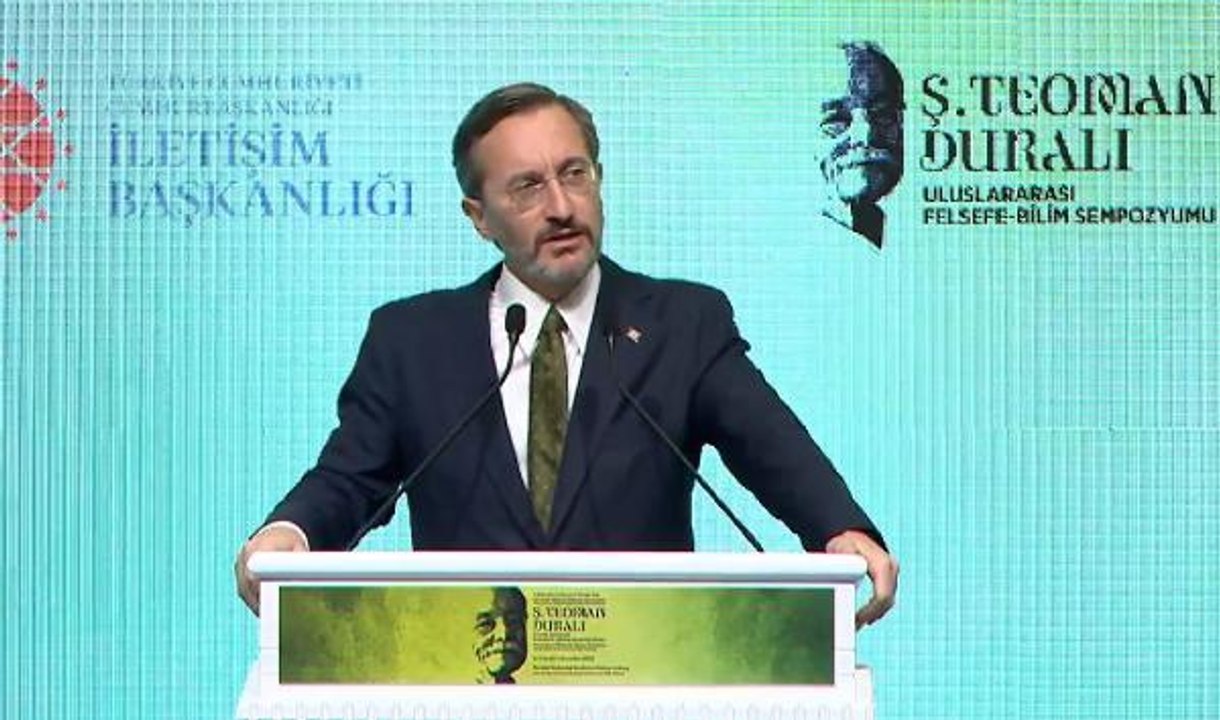 Cumhurbaşkanlığı İletişim Başkanı Altun, Ş.Teoman Duralı Uluslararası Felsefe-Bilim Sempozyumu"nda konuştu (4)