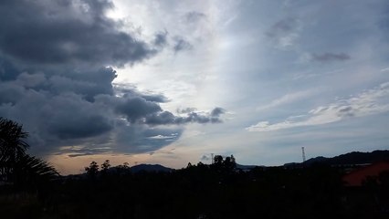 Pemandangan di petang hari (beautiful sky)