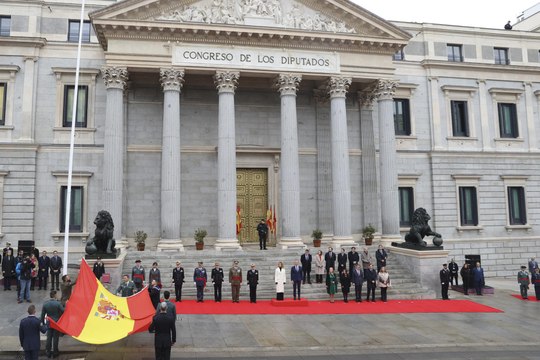 Así ha sido el acto de izado de la bandera en el 44º aniversario de la Constitución