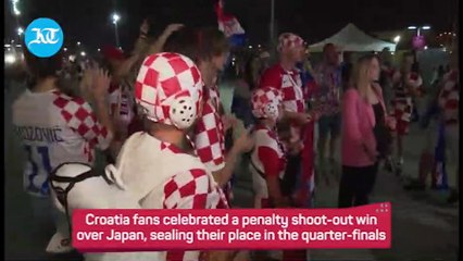 Fifa World Cup: Croatia fans jubilant after penalty win over Japan