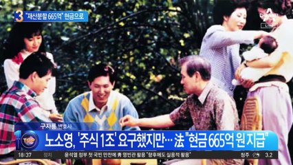 ‘세기의 이혼’ 최태원…“노소영에 재산분할 665억”