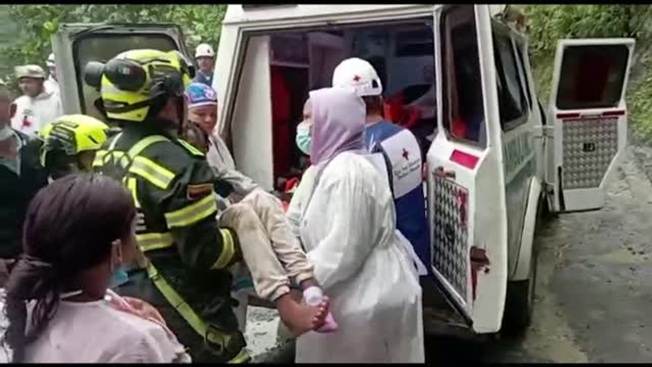 Al menos 33 muertos en un deslizamiento de tierras en Colombia