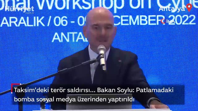 Bakan Soylu: Bomba sosyal medya üzerinden yaptırıldı