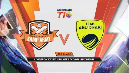 Morrisville SAMP Army vs Team Abu Dhabi T10 League Season 6