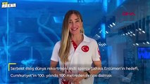 Şahika Ercümen’in hedefi; Cumhuriyet’in 100. yılında 100 metreden derine dalmak