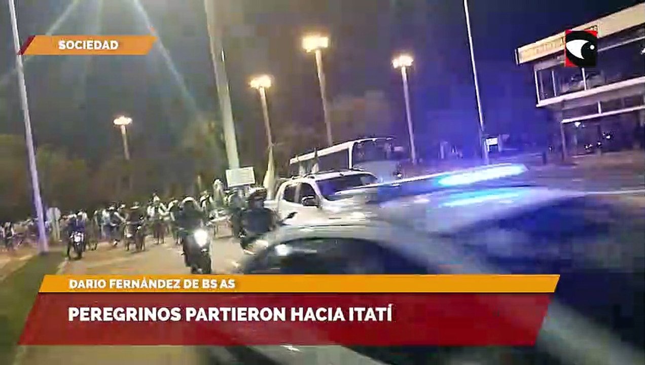 Peregrinos partieron Hacia Itatí