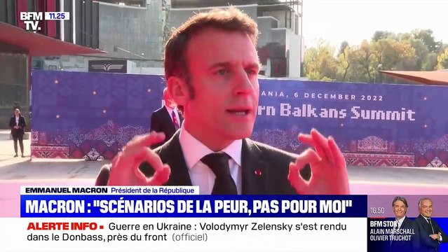 Coupures d'électricité: Nous allons tenir cet hiver. Les scénarios de la peur, c'est non ! Il n'y a pas lieu à la polémique , déclare le Président Emmanuel Macron - VIDEO