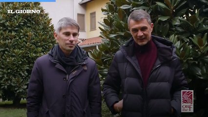 Paolo Maldini e Frederic Massara volontari per un giorno