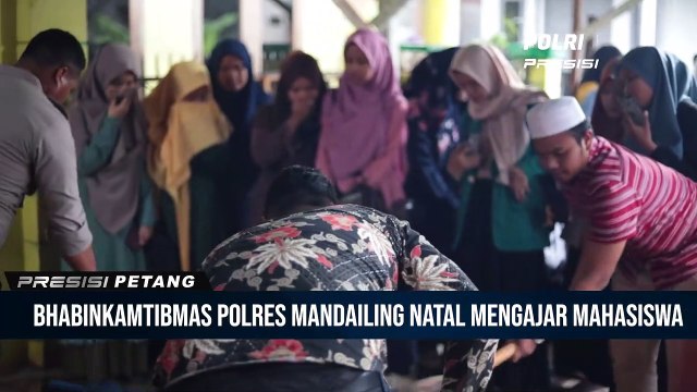 Bhabinkamtibmas Polres Mandailing Natal Mengisi Kegiatan Mata Kuliah Pendidikan Luar Sekolah Terhadap Mahasiswa Stain
